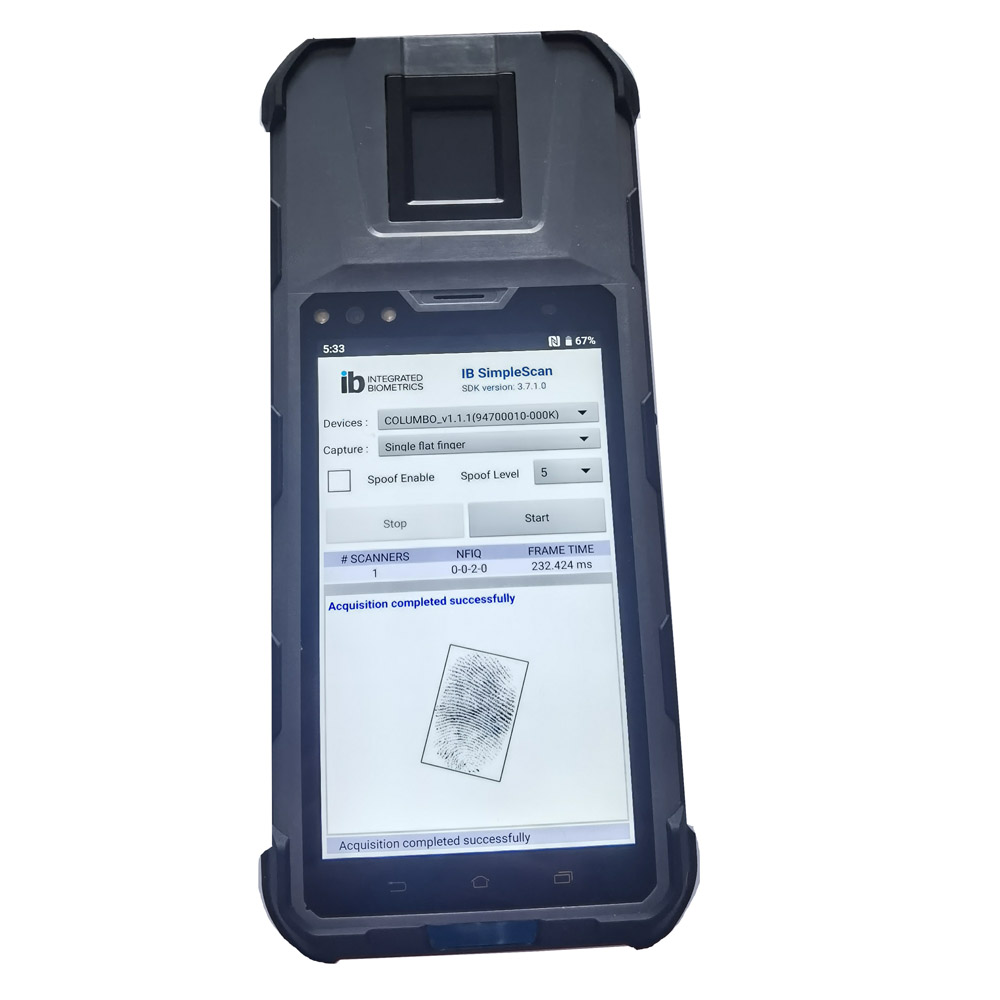 IB FAP45 Fingerprint PDA