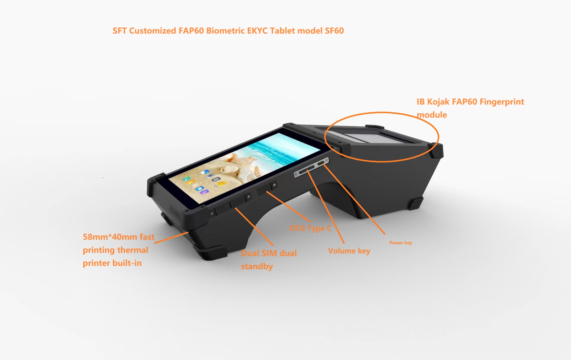 FAP60 Fingerprint Tablet FAP60 Fingerprint Tablet