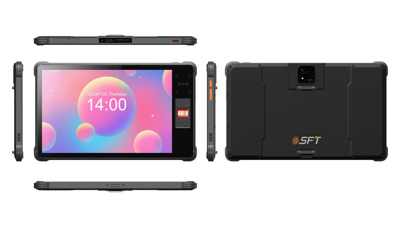 Endüstriyel 4G Android 14 Biyometrik Parmak İzi Tableti geliyor