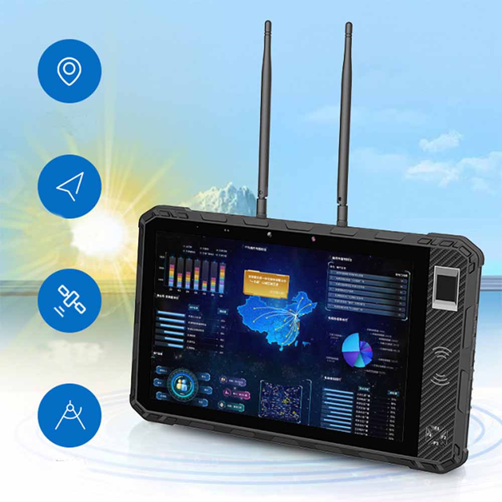 Uzun mesafe aktarımı için LORA modüllü sağlam android tablet